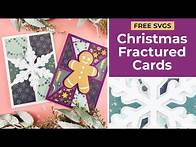 Video thumbnail for Easy Christmas Cards to Make ❄️ Fractured Card SVGs