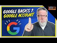 Video thumbnail for Google Account - Google Basics - Part 1