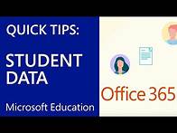 Video thumbnail for Microsoft Education: Use School Data Sync to Import Student Data (DA)