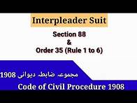 Video thumbnail for Interpleader Suit CPC |Section 88 and Order 35 CPC | | What is Interpleader Suit?