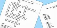 Video thumbnail for Year 5-6 Statutory Spelling List Crossword 2