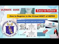Video thumbnail for Register to the National Virtual INSET 2021 of DEPED training.deped.gov.ph