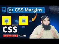 Video thumbnail for Margins in CSS || CSS Box ModelTutorial by Shahid Naeem || Class 15.