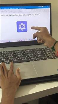 Video thumbnail for 🔯 How to Type the Dotted Six-Pointed Star Emoji (Alt Code & Shortcut!)
