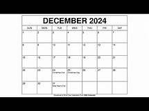 Video thumbnail for Free Printable December 2024 Calendar Templates With Holidays - Wiki Calendar