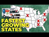 Video thumbnail for Top 10 Fastest Growing US States in 2025