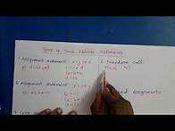 Video thumbnail for Compiler Design: Types of Three Address Statements