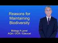 Video thumbnail for A Level Biology Revision "Reasons for Maintaining Biodiversity"