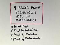 Video thumbnail for ❖ Four Basic Proof Techniques Used in Mathematics ❖