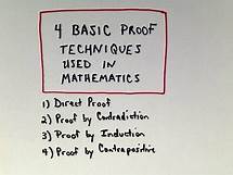 Video thumbnail for ❖ Four Basic Proof Techniques Used in Mathematics ❖