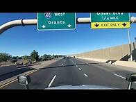 Video thumbnail for I-40 westbound thru Albuquerque NM, Flagstaff, & Kingman AZ.