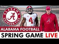 Video thumbnail for Alabama Football Spring Game: Live Streaming Scoreboard, Play-By-Play, Highlights, A-Day On ESPN