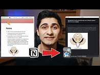 Video thumbnail for INSTANTLY Turn Your Notion Notes Into Anki Flashcards