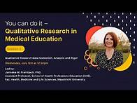 Video thumbnail for Qualitative Research Data Collection, Analysis and Rigor