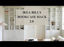 Video thumbnail for BILLY BOOKCASE IKEA HACK 2.0 | BEAUTIFUL DIY BOOKSHELVES WITH CABINETS