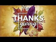 Video thumbnail for Thanksgiving Centerpiece Church Motion Background