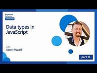 Video thumbnail for Data types in JavaScript [15 of 51] | JavaScript for Beginners