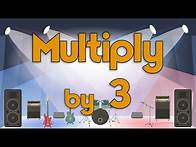 Video thumbnail for Multiply by 3 | Learn Multiplication | Multiply By Music | Jack Hartmann