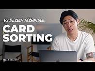 Video thumbnail for UX Design Technique: Card Sorting