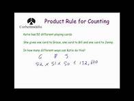 Video thumbnail for Product Rule for Counting - Corbettmaths