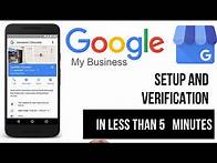Video thumbnail for Google My Business Profile set Up: How to verify A business listing on google INSTANTLY 2023