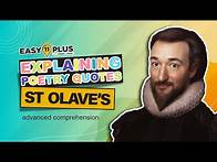 Video thumbnail for 11+ English | ST OLAVE'S - POETRY COMPREHENSION | Easy 11 Plus LIVE 117