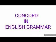 Video thumbnail for Concord in English Grammar. English Lessons. Lexis and Structure. Subject Verb Agreement. Education