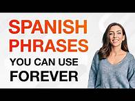 Video thumbnail for 650 SPANISH PHRASES YOU CAN USE FOREVER — Listen repeatedly and learn easily
