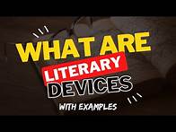 Video thumbnail for What are Literary Devices | Simplified Examples