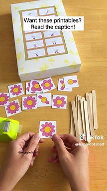 Video thumbnail for Get these FREE Counting Flowers printables to work on number recognition and counting. Download these printables on Happy Tot Shelf blog (link in profile). ⭐️ There are two versions available: 👉🏻 For toddlers (2-3 year olds), practise number recognition and counting as you plant each flower! 👉🏻 For our preschoolers (4-5 years old), practise 1 to 1 correspondence counting by counting the number of petals on each flower. . #learningisfun #handsonlearning #kidsactivities #preschoolactivities #e