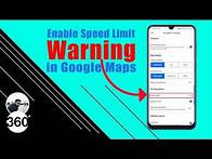 Video thumbnail for How to Enable Speed Limit Warning in Google Maps