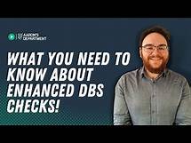 Video thumbnail for What You Need To Know About Enhanced DBS Checks! | Aaron's Department DBS Checks