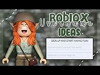 Video thumbnail for Roblox USERNAME Ideas | *AESTHETIC* and UNTAKEN | PeachysCottage
