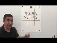 Video thumbnail for Subtraction: 4 Digit Numbers (with Regrouping) / My Growing Brain