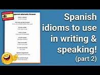 Video thumbnail for Grade 9 Spanish Idioms to use in your GCSE speaking & writing exams!