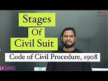 Video thumbnail for Stages of Civil Suit under CPC || Civil Cases || Code of Civil Procedure Stages ||