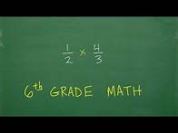 Video thumbnail for How to Multiply Fractions – 6th Grade Math