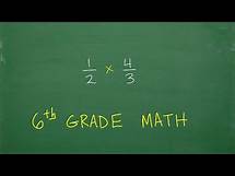 Video thumbnail for How to Multiply Fractions – 6th Grade Math