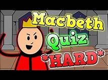 Video thumbnail for Can You Get 100% On This TOUGH Macbeth Quiz?? 🧠👀 Test Your Knowledge! 🗡️