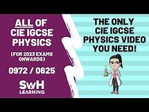Video thumbnail for ALL of CIE IGCSE Physics! | The ONLY revision video you need! | 2025 onwards | 0972 / 0625