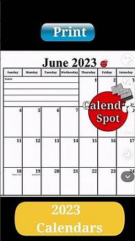 Video thumbnail for 2023 Printable Monthly Calendars
