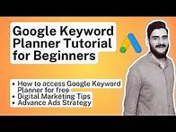 Video thumbnail for Google Keyword Planner Tutorial for Beginners | How to Do Keyword Research Step-by-Step
