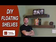 Video thumbnail for How to Make Floating Shelves - DIY Wood Floating Shelves