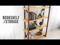 Video thumbnail for DIY Bookshelf - Storage & Organization