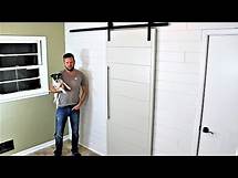 Video thumbnail for The $40 Modern Barn Door - Easy DIY Project