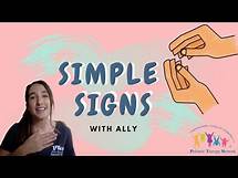 Video thumbnail for Practicing Basic Sign Language for Children