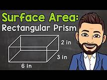 Video thumbnail for How to Find the Surface Area of a Rectangular Prism | Math with Mr. J