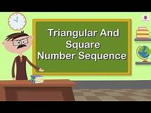 Video thumbnail for Triangle And Square Number Sequence | Mathematics Grade 5 | Periwinkle