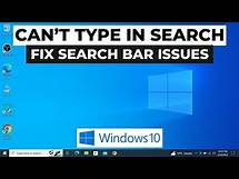 Video thumbnail for Fix Windows 10 Search Bar not Working | Can't Type in Windows 10 Search Bar