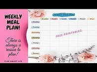 Video thumbnail for HOW TO MAKE WEEKLY MEAL PLANNER | Microsoft Word | Plan Smart Life